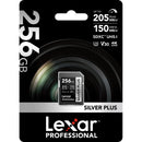 Lexar 256GB Professional SILVER PLUS UHS-I SDXC Memory Card
