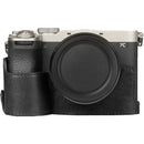 MegaGear Genuine Leather Half Case Sony a7c II (Black)