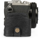 MegaGear Genuine Leather Half Case Sony a7c II (Black)