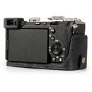 MegaGear Genuine Leather Half Case Sony a7c II (Black)