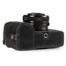 MegaGear Genuine Leather Half Case Sony a7c II (Black)