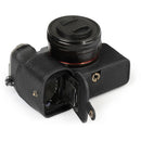 MegaGear Genuine Leather Half Case Sony a7c II (Black)