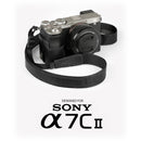 MegaGear Genuine Leather Half Case Sony a7c II (Black)