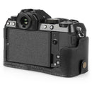 MegaGear Leather Camera Half Case FUJIFILM X-S20 (Black)