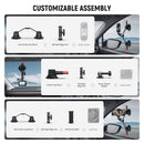 Neewer CA066 Dual Suction Cup Car Mount Kit with Ball Head & Phone/Action Mounts