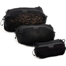 Peak Design Ultralight Mesh Packing Cube Bundle with Flathook Carry Strap (Black)