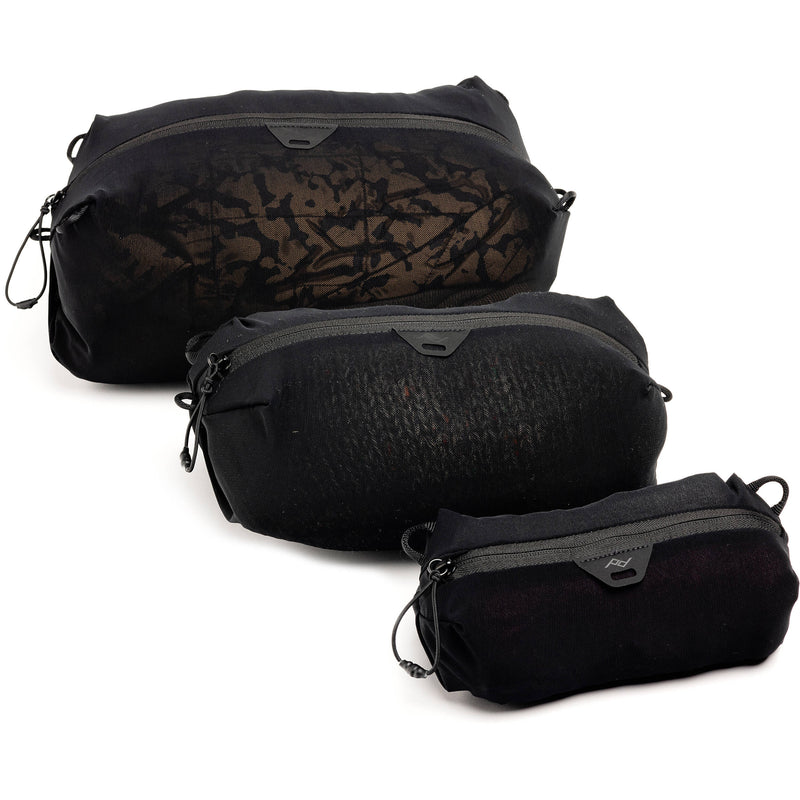 Peak Design Ultralight Mesh Packing Cube Bundle (Black, Set of 3)