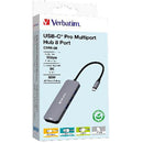 Verbatim 8-Port USB-C Pro CMH-08 Multiport Hub