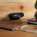 Wiremold Products 2-Outlet Desktop Power Center Slim with USB (Black)