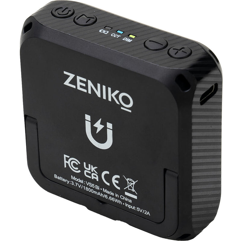 Zeniko VS5 Bi Mini Bi-Color LED Light Panel (Black)
