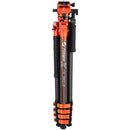 Fotopro X-AIRFLY Video Tripod (Orange)