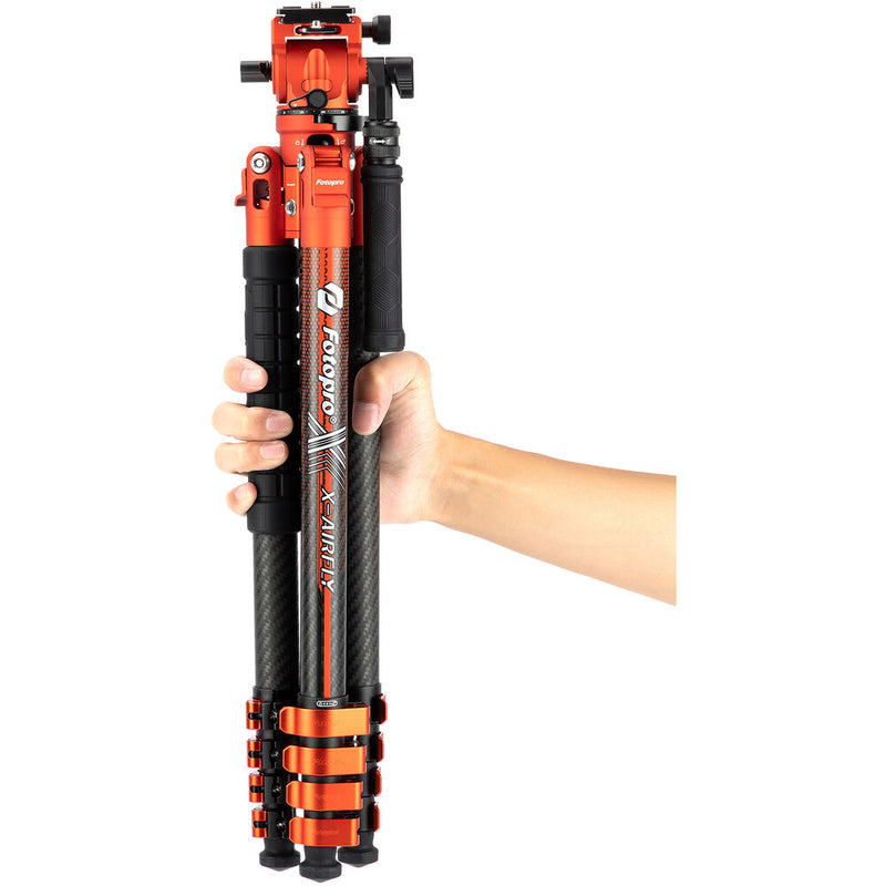 Fotopro X-AIRFLY Video Tripod (Orange)