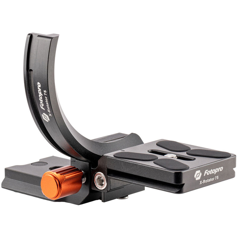 Fotopro X-Rotator 75 Rotating Mount (Black/Orange)