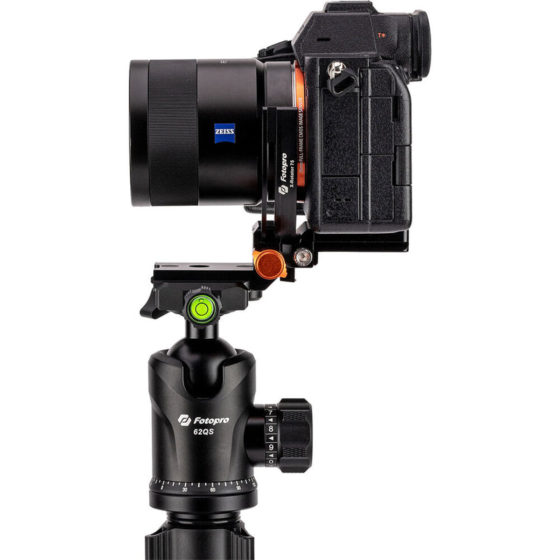 Fotopro X-Rotator 75 Rotating Mount (Black/Orange)