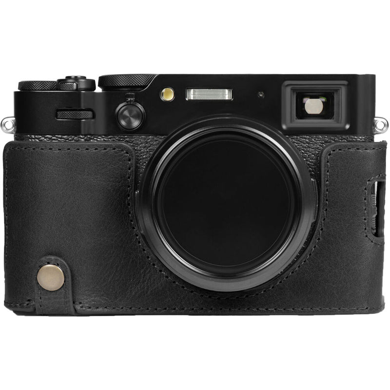 MegaGear EverReady Leather Half Case FUJIFILM X100VI (Black)