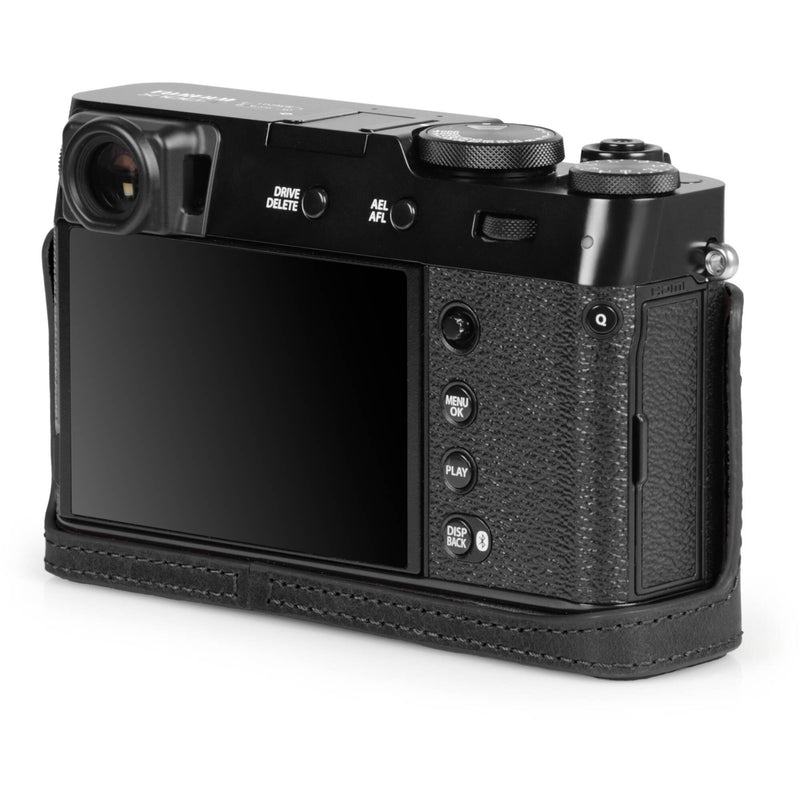 MegaGear EverReady Leather Half Case FUJIFILM X100VI (Black)