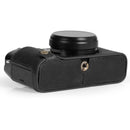 MegaGear EverReady Leather Half Case FUJIFILM X100VI (Black)