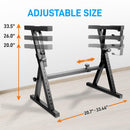 Pyle Pro PKST38.5 Heavy-Duty Z-Style Folding Keyboard Stand (Glossy Black)