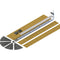 Wiremold Products 6' Express Kit Under Carpet Tile Power/Data Manager