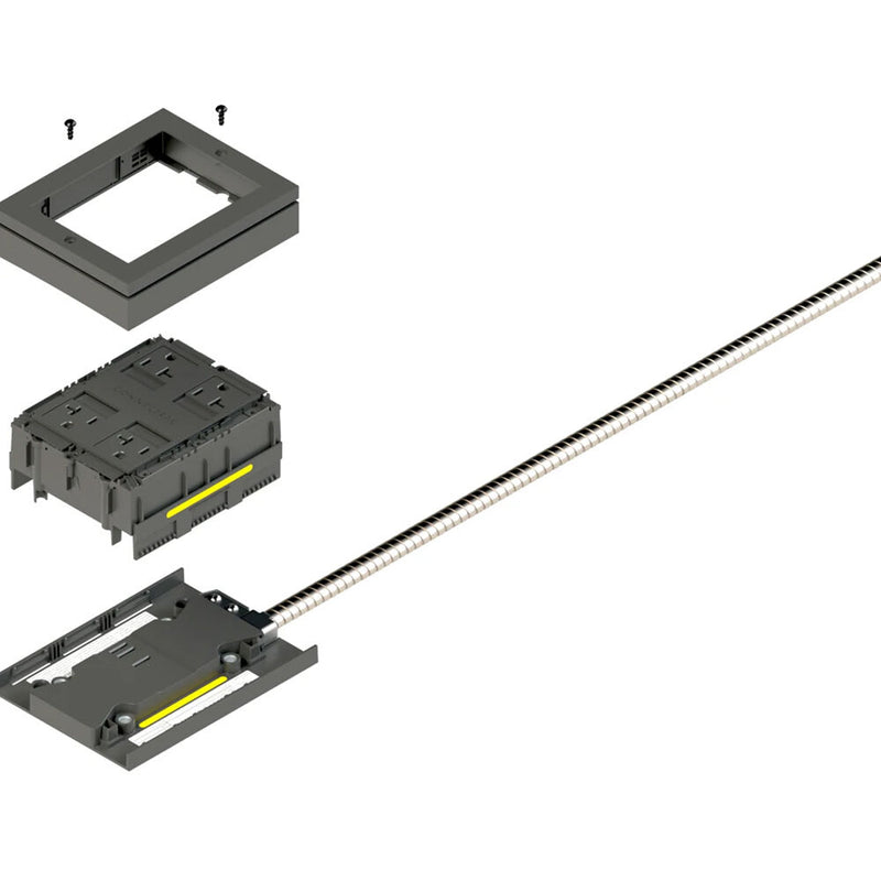 Wiremold Products 6' Express Kit Under Carpet Tile Power/Data Manager
