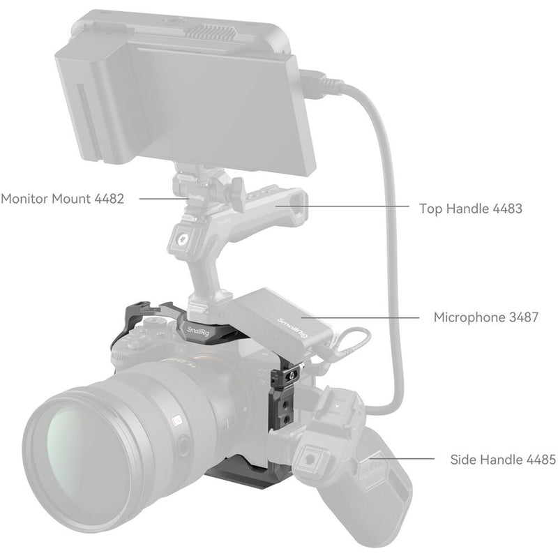 SmallRig HawkLock Quick Release Cage for Sony a7R V, a7 IV, a7S III, a1 & a7R IV