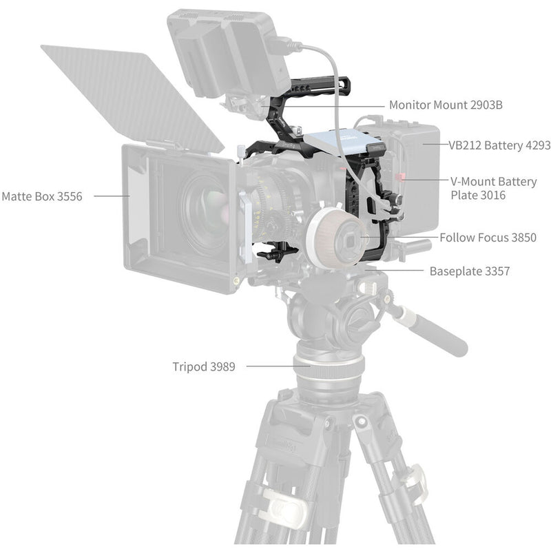SmallRig Basic Cage Kit for Blackmagic Design Cinema Camera 6K