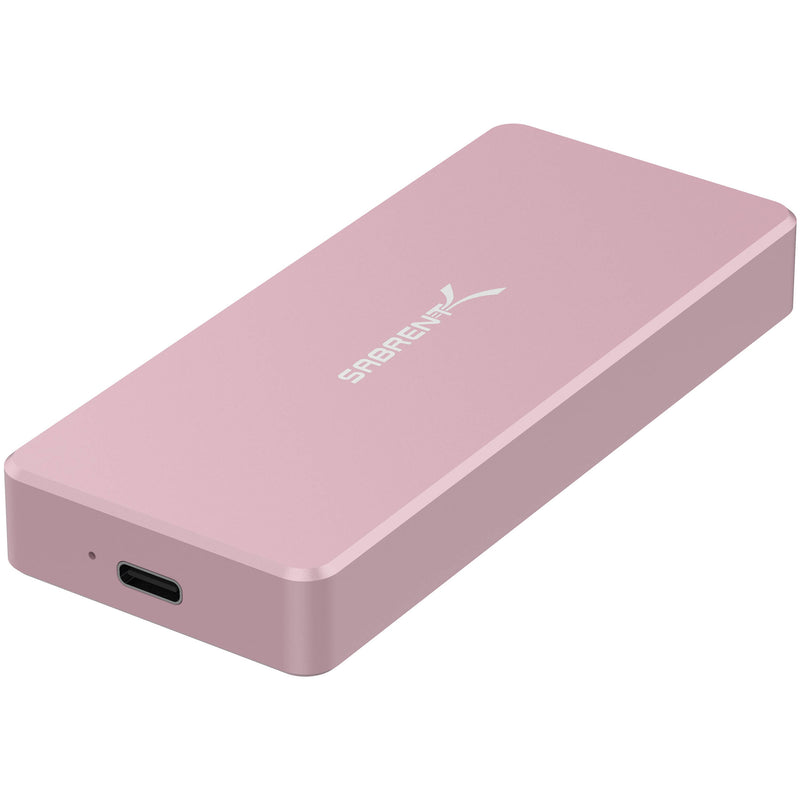 Sabrent NVMe PCIe M.2 to USB 3.1 Gen 2 USB Type-C SSD Enclosure (Pink)