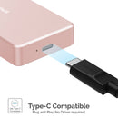 Sabrent NVMe PCIe M.2 to USB 3.1 Gen 2 USB Type-C SSD Enclosure (Pink)