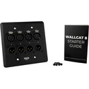 SoundTools WallCAT 2-Gang Analog Audio over Cat 5 Wall Plate (White)