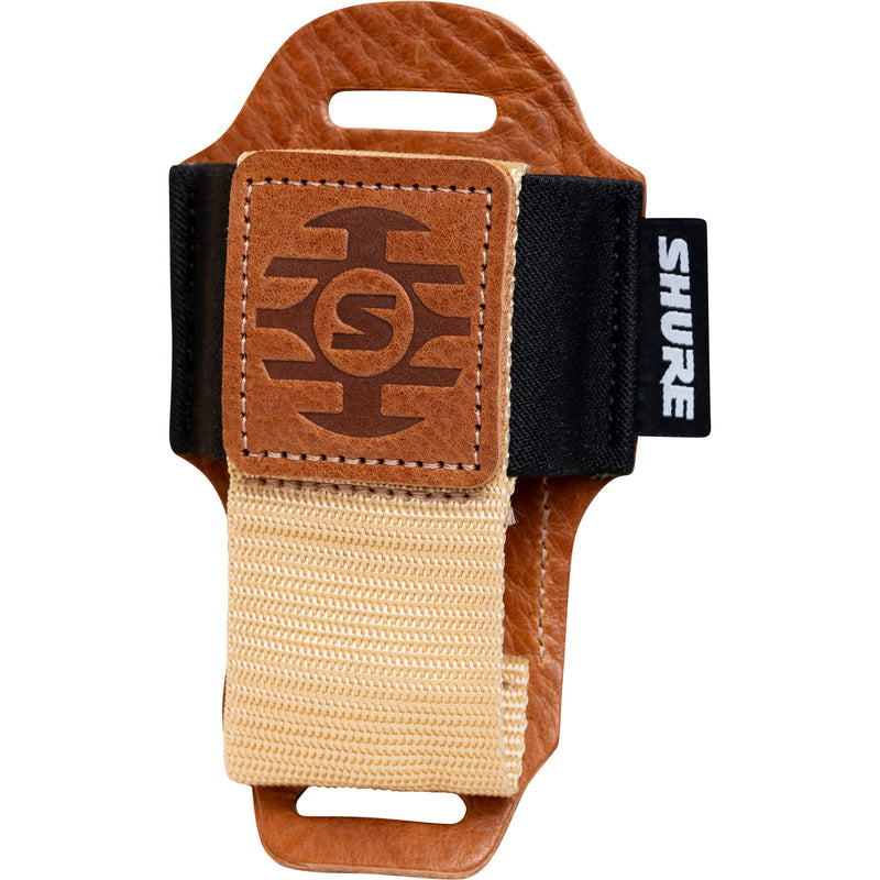 Shure by Gator Wireless Bodypack Transmitter Pouch (Tan Leather)