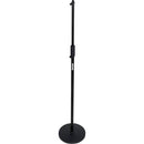 Shure by Gator Round Base Mic Stand with Standard Height-Adjustable Twist Clutch and 10" Base