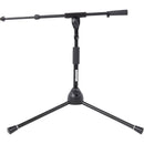 Shure by Gator Low-Profile Tripod Mic Stand with Adjustable Height and Telescoping Boom