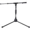 Shure by Gator Low-Profile Tripod Mic Stand with Adjustable Height and Telescoping Boom