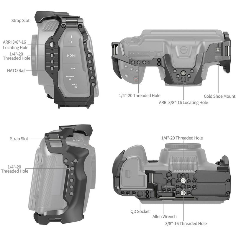SmallRig Camera Cage for Blackmagic Design Cinema Camera 6K