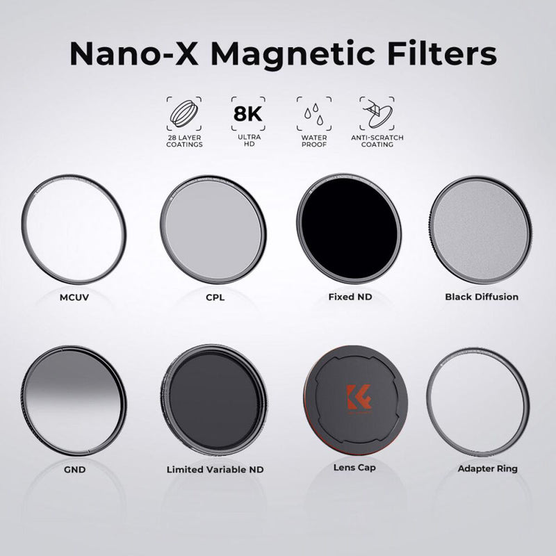 K&F Concept Nano-X Series Magnetic 3-Filter Kit (82mm)