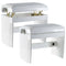 Dexibell Adjustable Piano Bench (Polished White)