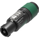 Neutrik NL4FXX-W-L 4-Pole Female speakON Connector (Green)