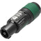Neutrik NL4FXX-W-L 4-Pole Female speakON Connector (Green)