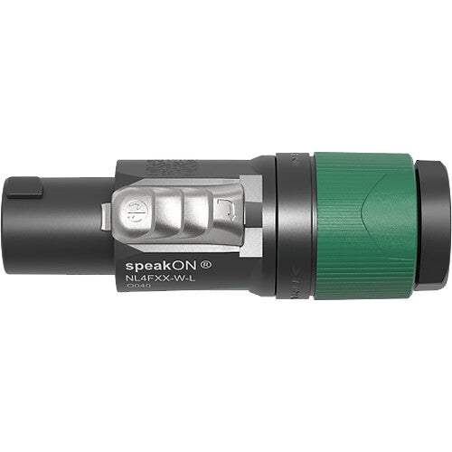 Neutrik NL4FXX-W-L 4-Pole Female speakON Connector (Green)