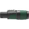 Neutrik NL4FXX-W-L 4-Pole Female speakON Connector (Green)