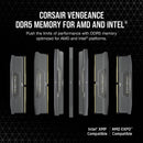 Corsair 64GB VENGEANCE DDR5 Memory Kit (2 x 32GB, Black)