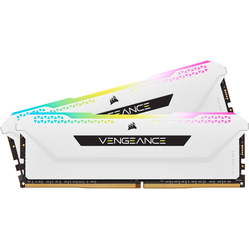 Corsair 32GB VENGEANCE RGB PRO SL DDR4 3600 MHz Memory Kit (White, 2 x 16GB)