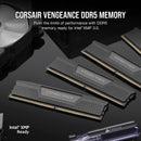 Corsair 64GB VENGEANCE DDR5 Memory Kit (2 x 32GB, Black)