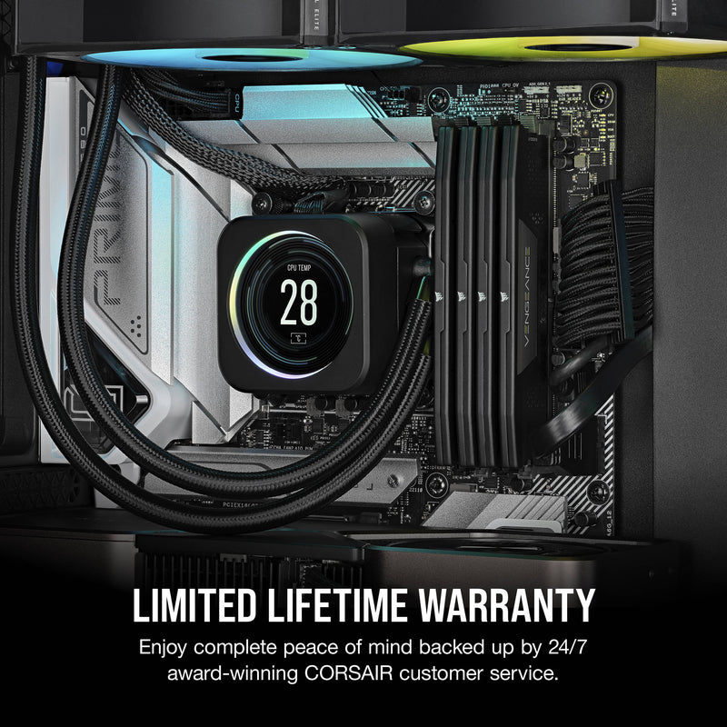 Corsair 64GB VENGEANCE DDR5 Memory Kit (2 x 32GB, Black)