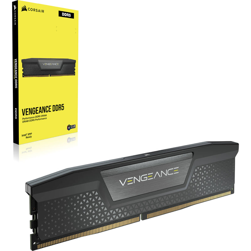 Corsair 64GB VENGEANCE DDR5 Memory Kit (2 x 32GB, Black)