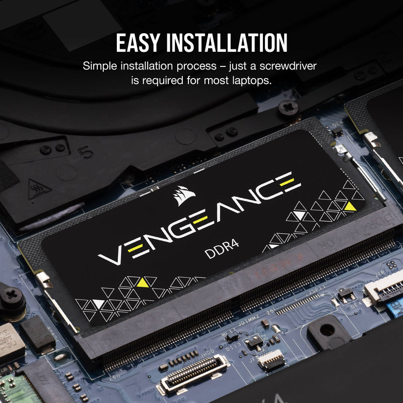 Corsair 16GB VENGEANCE DDR4 3200 MHz SO-DIMM Memory Module (1 x 16GB)