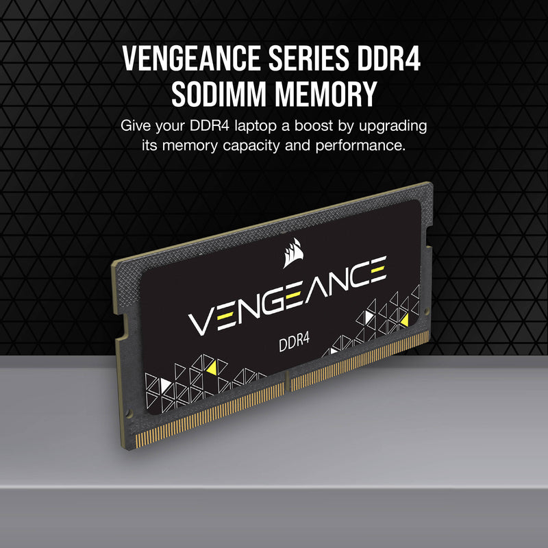Corsair 16GB VENGEANCE DDR4 3200 MHz SO-DIMM Memory Kit (2 x 8GB)