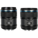 Sirui Sniper 2 Lens Kit with 16mm f/1.2 and 75mm f/1.2 Lens (Sony E, Black)