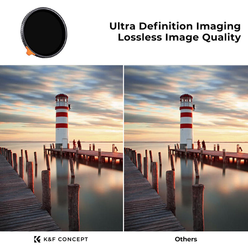 K&F Concept Nano-X Variable ND Filter (55mm, 1 to 9-Stop)