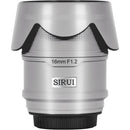 Sirui Sniper 2 Lens Kit with 16mm f/1.2 and 75mm f/1.2 Lens (FUJIFILM X, Silver)